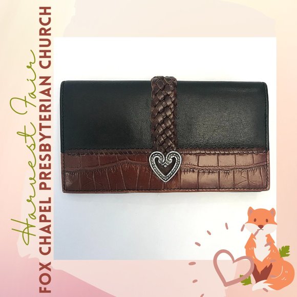 Brighton Leather Checkbook Wallet - Picture 1 of 7